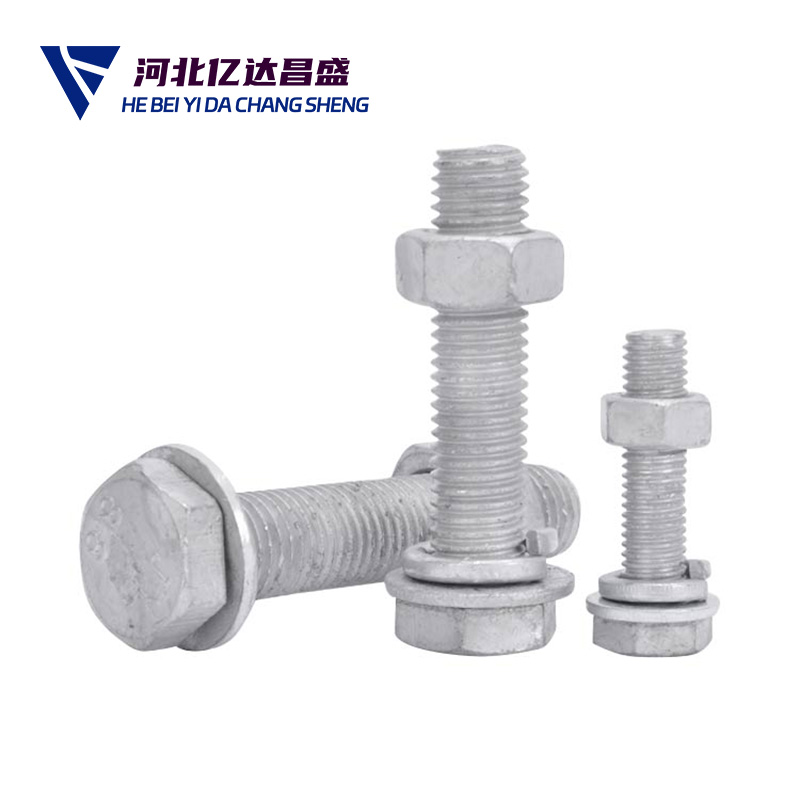 Hdg Din933 Hex Head Bolt Hot Dipped Galvanized