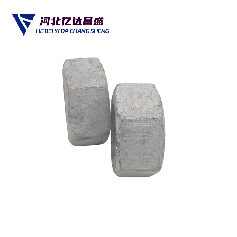 Hot Dipped Galvanized Carbon Steel Hex Nut Grade 4.8 Grade 8.8