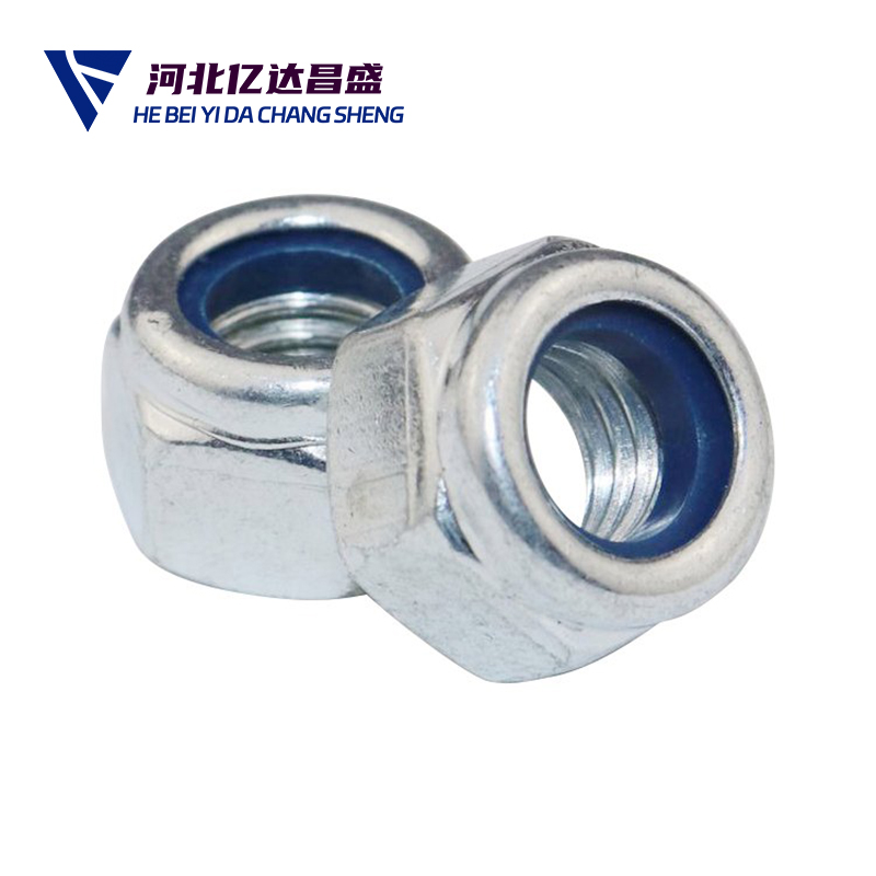 Nylon Lock Nut Stainless Steel Ss304 A2-70 A4-70 Galvanized High-Strength Nut Din985