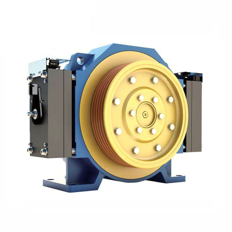 Elevator Traction Machine Motor MONADRIVE MCK100 Permanent Magnet Synchronous Gearless