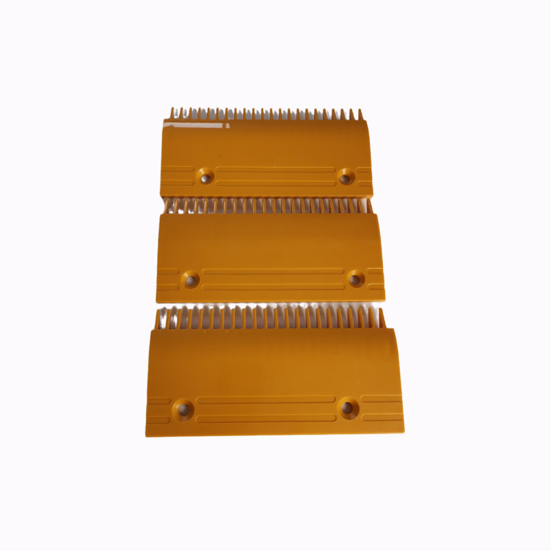 Escalator Yellow Plastic Comb Plate Fujitec fuji FPB0106-001/FPB0107-01/0129CAD001 22 Teeth Moving Walks Comb