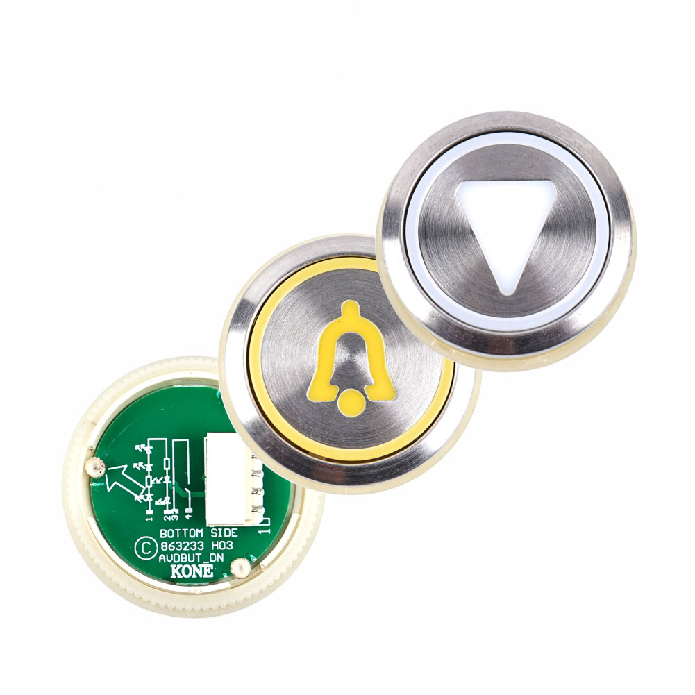 elevator push Round button KONE KDS50 KDS300 call number button