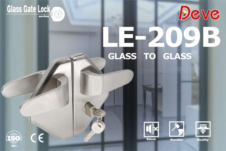 Distinctive Diamond-Shaped Glass Door Lock A Stylish Security Innovation (2)