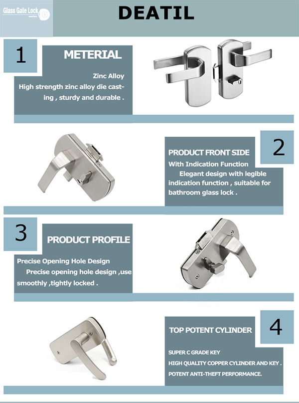 Elegant Oval Glass Door Lock Aesthetic Appeal and Functionality (3)