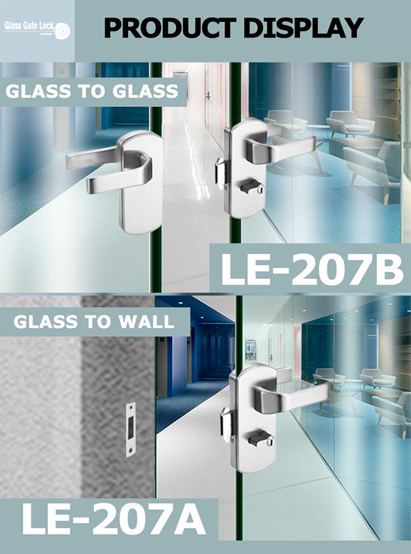 Elegant Oval Glass Door Lock Aesthetic Appeal and Functionality (4)