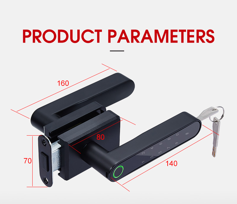 High quality glass smart lock (10)