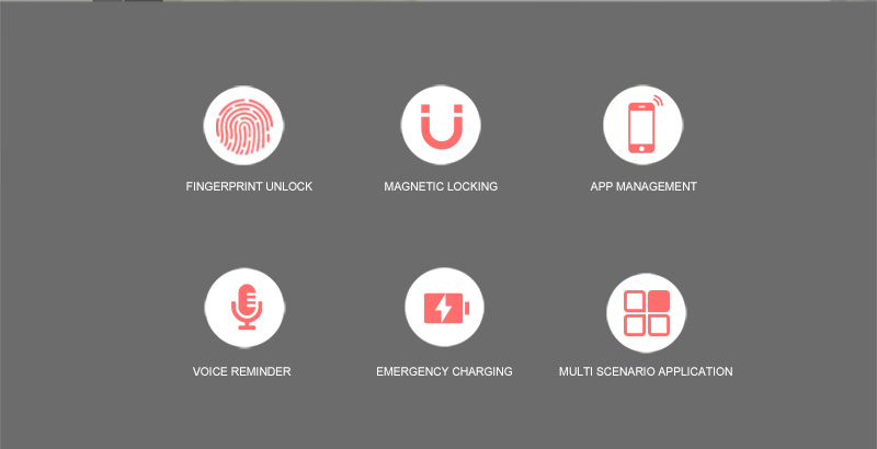 High quality glass smart lock (2)