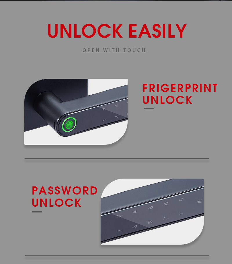 High quality glass smart lock (4)