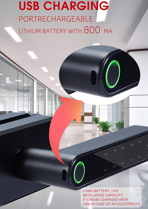 High quality glass smart lock (6)