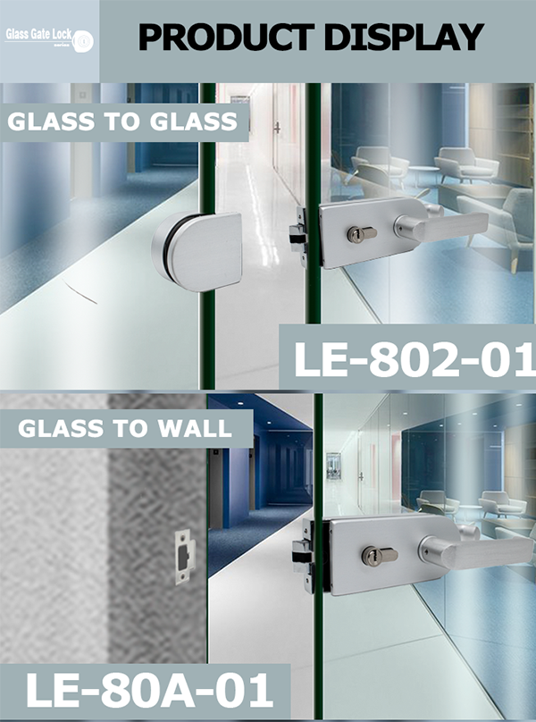 Premium Sanded Glass Door Lock The Epitome of Sophistication (1)