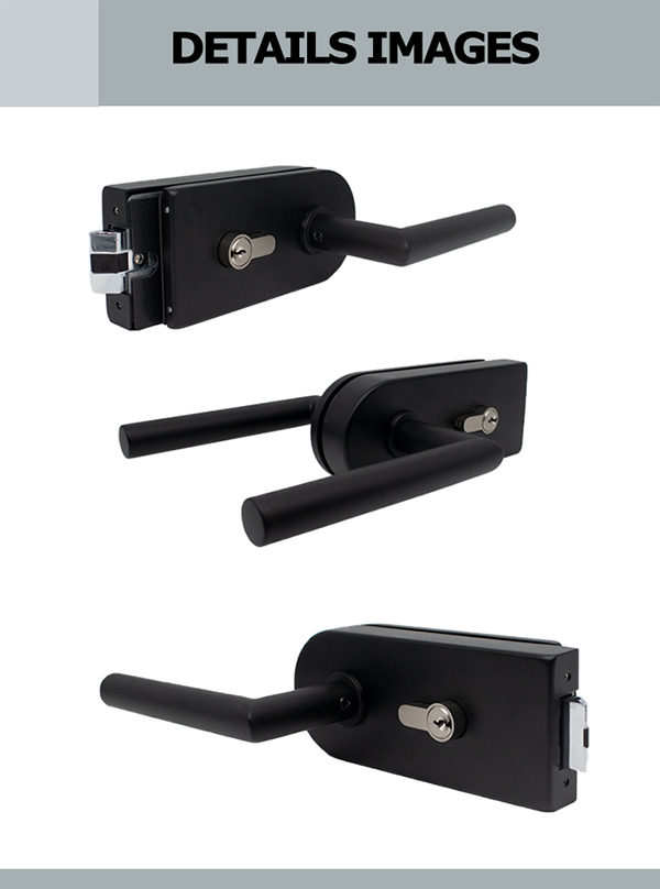 Sleek Black Glass Door Lock Unmatched Elegance and Security (3)