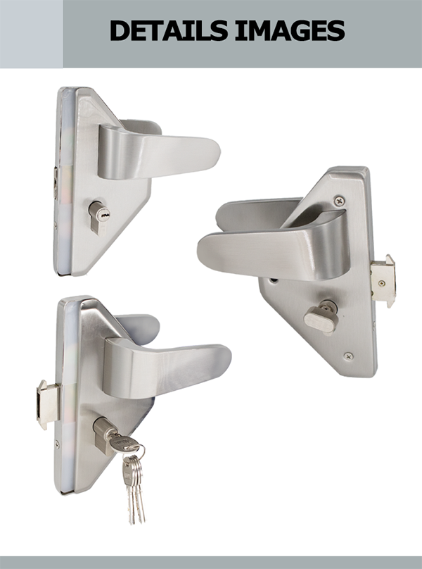 Stylish Diamond-Shaped Glass Door Lock A Fusion of Form and Function (3)