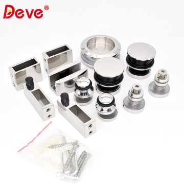 Glass Hardware Shower Room Glass Accessories Set