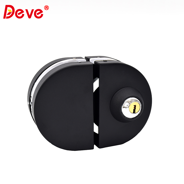 Glass Door Lock Semi Circular Shaped Classic Design