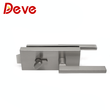 Contemporary Glass Door Lock with Unique Handle: A Touch of Distinction