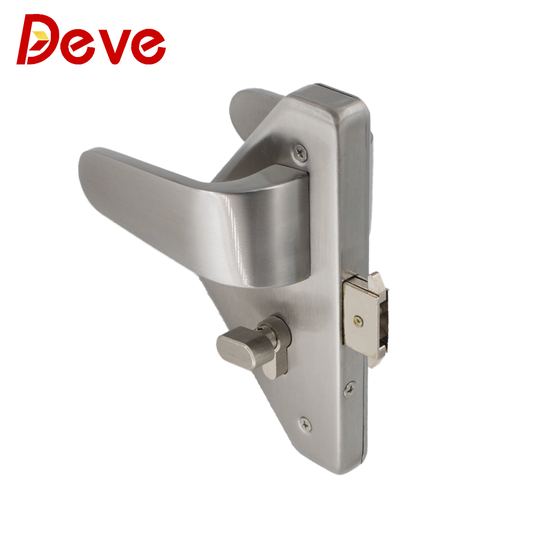 Distinctive Diamond-Shaped Glass Door Lock: A Stylish Security Innovation