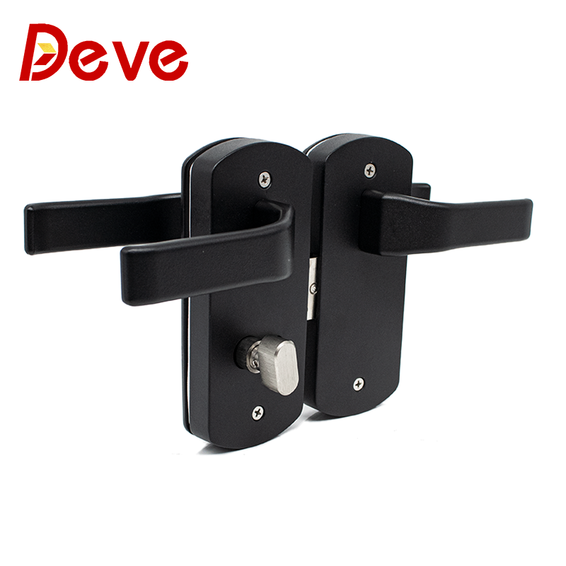 Elegant Black Oval Glass Door Lock: Aesthetic Appeal and Functionality