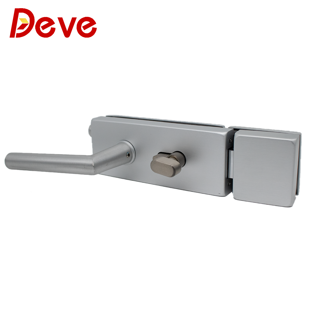 Exquisite Silver Glass Door Lock: A Symbol of Sophistication and Security