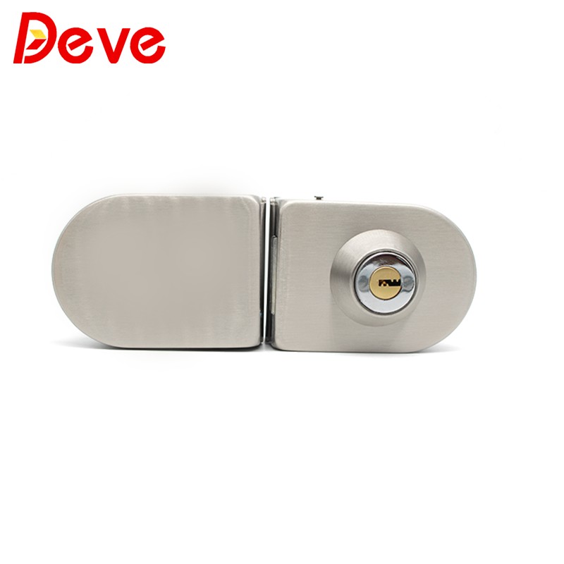 Stainless Steel Glass Door Lock Small Size Floor Lock