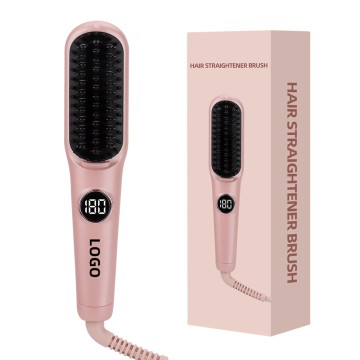 OEM Custom Logo SS03 Eectric Straighten Hair Brush