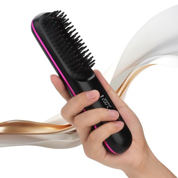 OEM Custom Logo S7 Mini Cordless Hair Straightener Brush