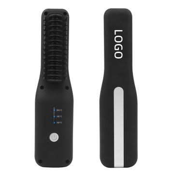 OEM Custom Logo 017 Cordless Hair Straightener Brush