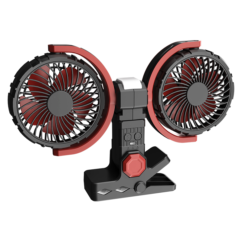 Double Heads Clip On Camping Fan F7311