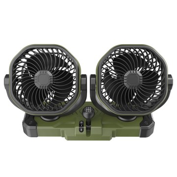 F6603 Upgraded Dashboard Dual Heads Car Fan for Truck OEM ODM