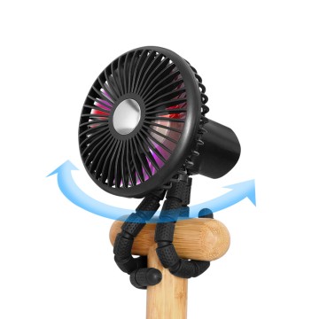 F510 Oscillating Octopus Tripod Stroller Fan
