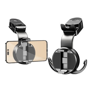 Z291 4 Back Seat Phone Holder Mount with Hanging Hooks