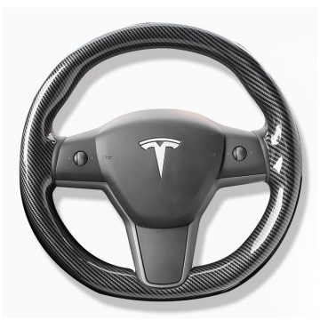 Full Wrapped Steering Wheel Cover for Tesla Model Y/3 TSL80355
