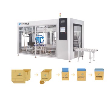 Mtw-Tk50 Automatic 2 In 1 Integrated Case Erector And Bag Inserter Machine