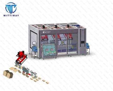 MTW-Cartoner A3 Automatic cartoning formingand robot filing&closing machine