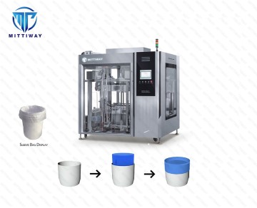 MTW-T50Y Bag Inserter for Metal Bucket/Plastic Barrel Bag Inserter Machine