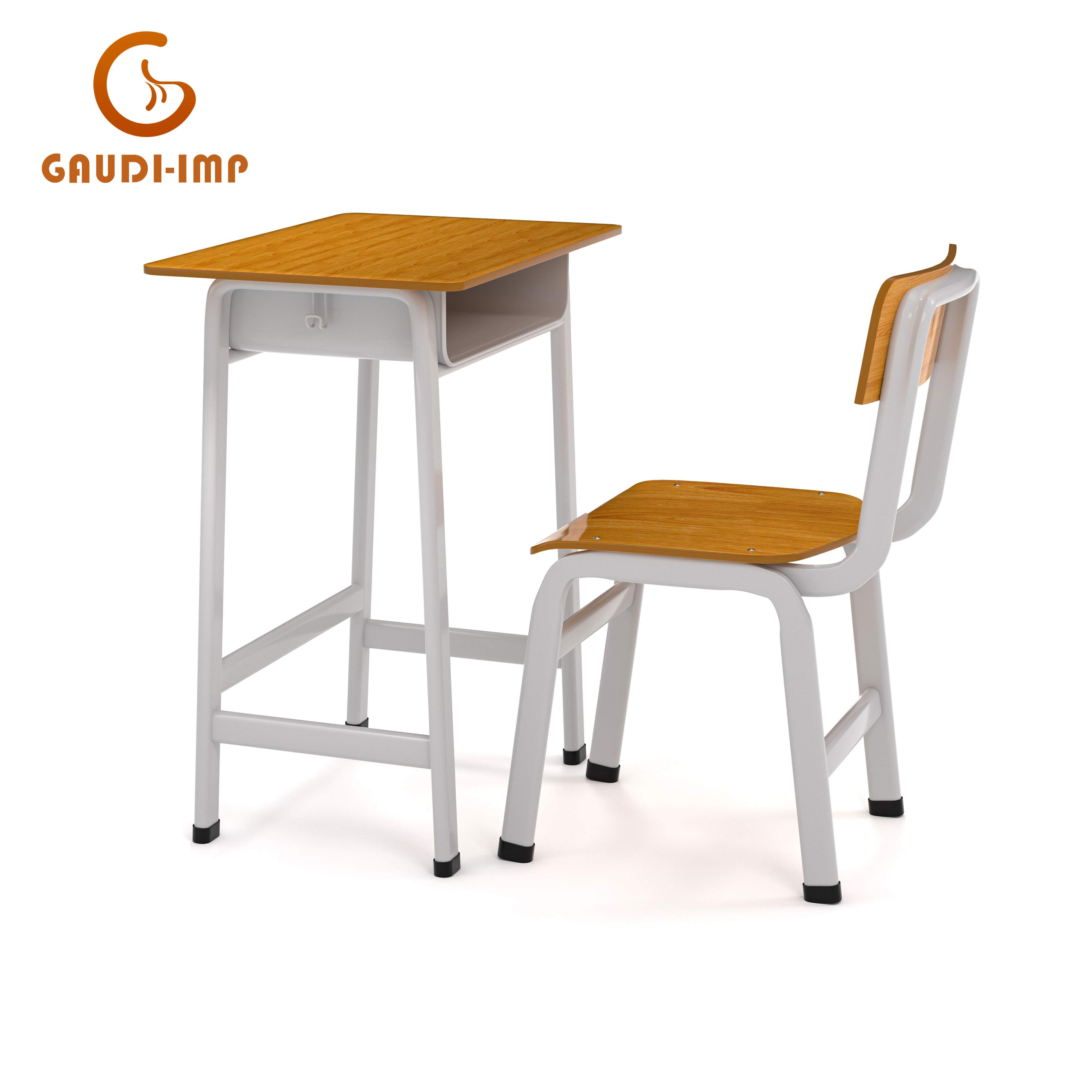 Cost effective classic Chair and desk in school classroom