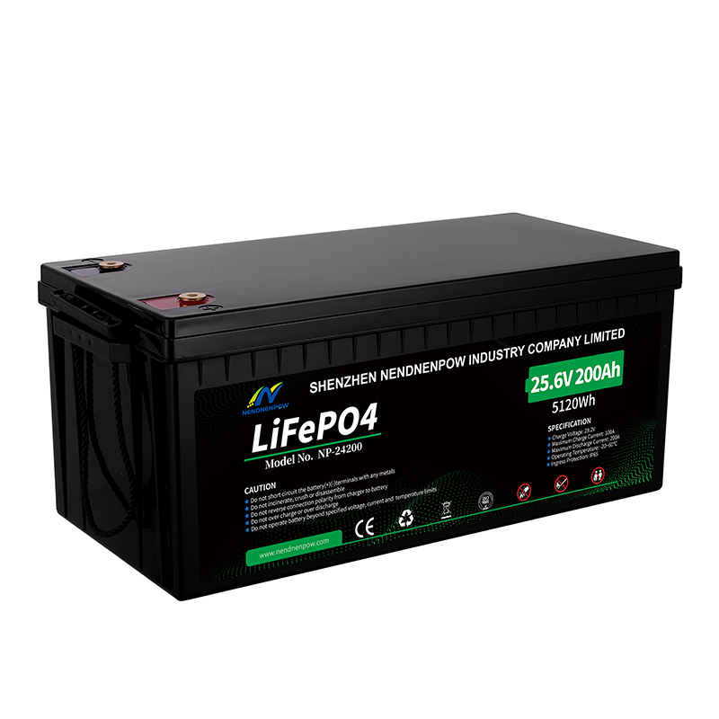 25.6V200Ah LiFePO4 BATTERY Replacement for lead acid battery