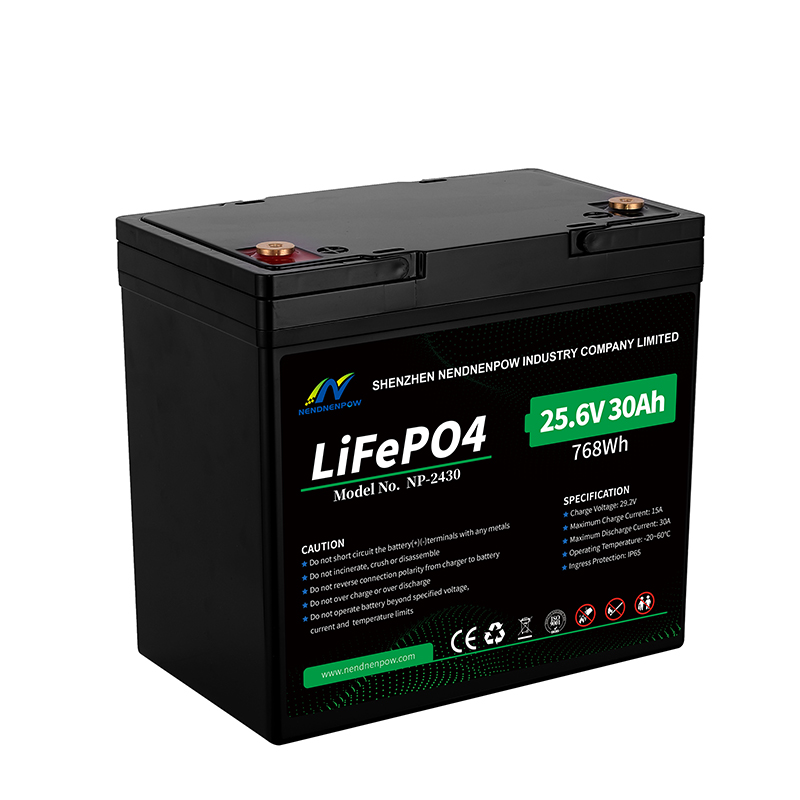 25.6V30Ah LiFePO4 BATTERY Replacement for lead acid battery