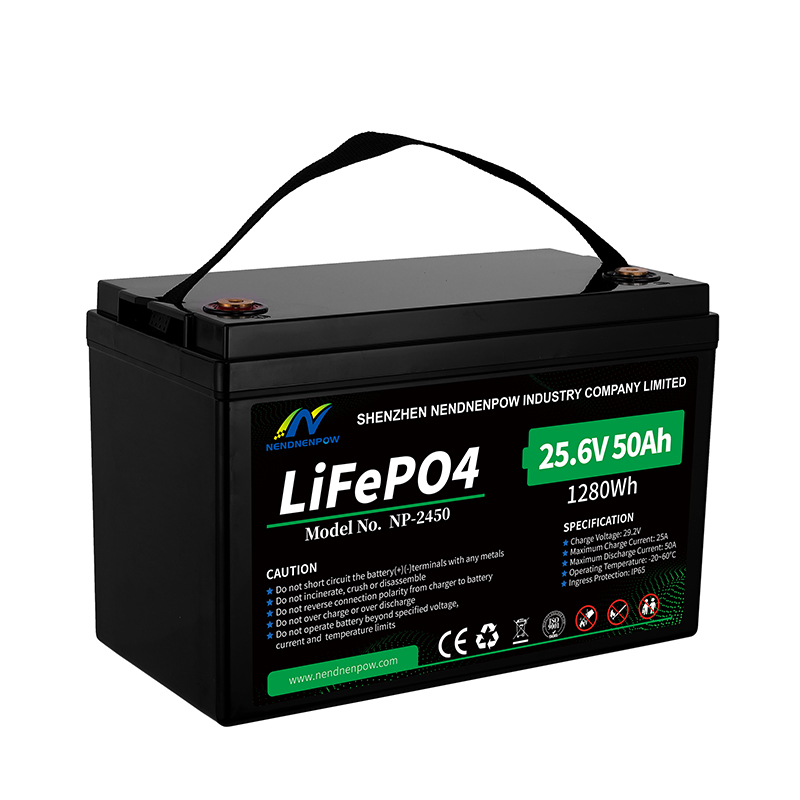 25.6V50Ah LiFePO4 BATTERY Replacement for lead acid battery