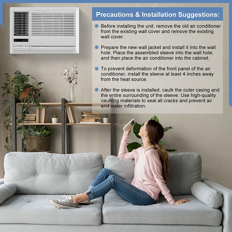 Air Conditioner Wall Sleeve 26 Inch Wall Sleeve-4
