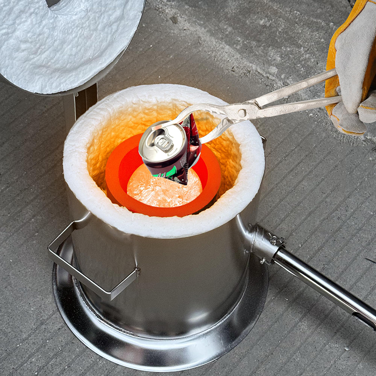 smelting furnace kit ,crucibles for melting metal-8