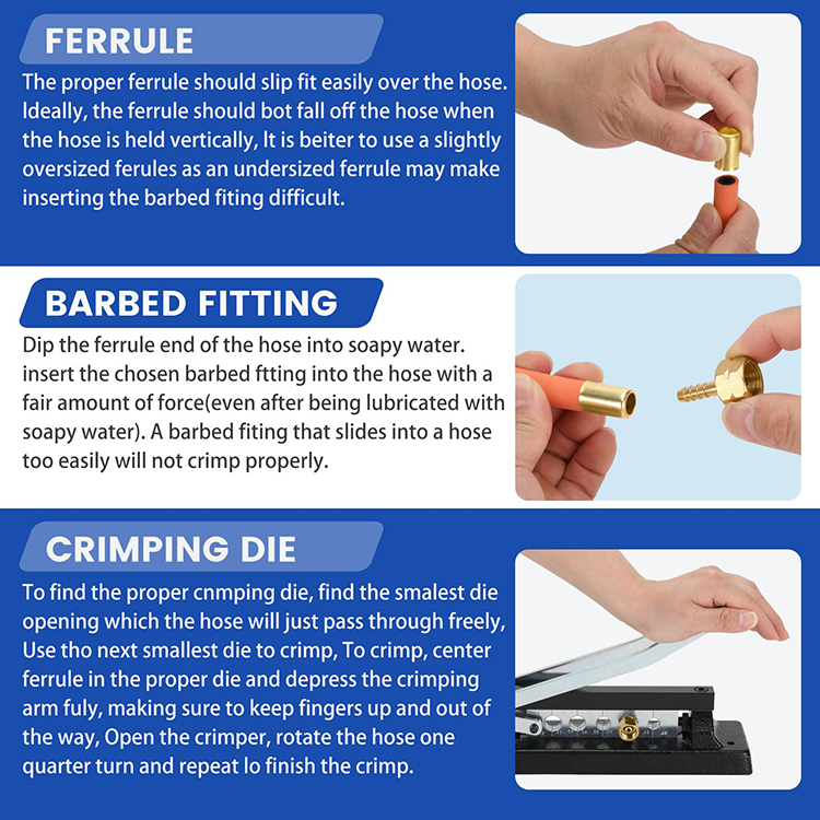 Heavy Duty Standard Hose Crimper Hose Crimping Tool -7