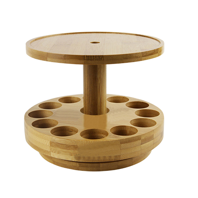 Bamboo Display Stand Essential Oil Storage Holders