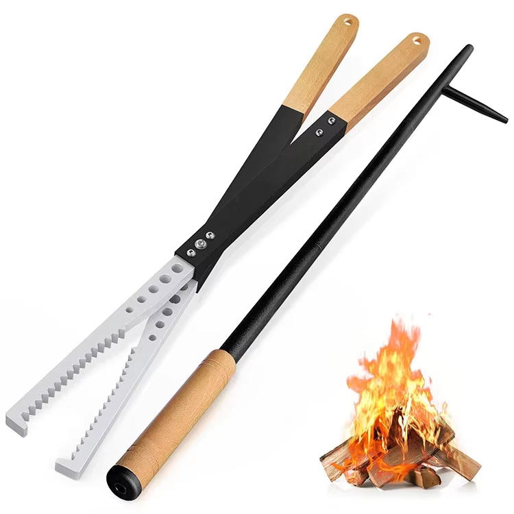 Ignite your fireplace experience with our Heavy Duty Fire Tong and Fire Poker Set!