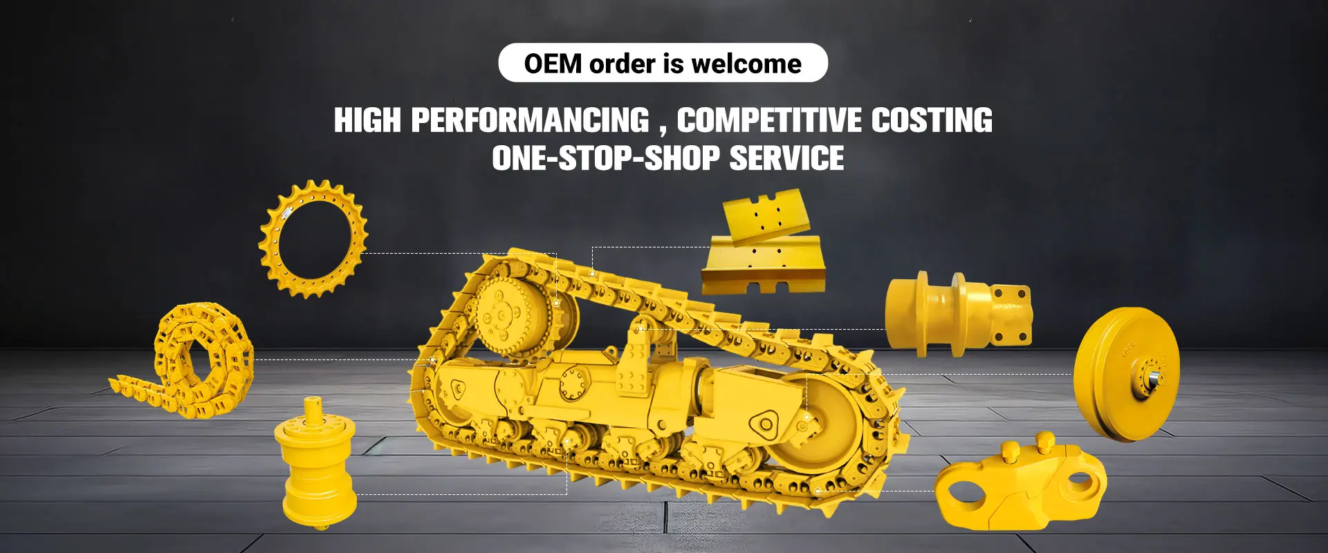 Roller Track Excavator