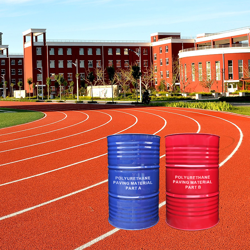 Running Track Two-Component Full PU Polyurethane Paving Material