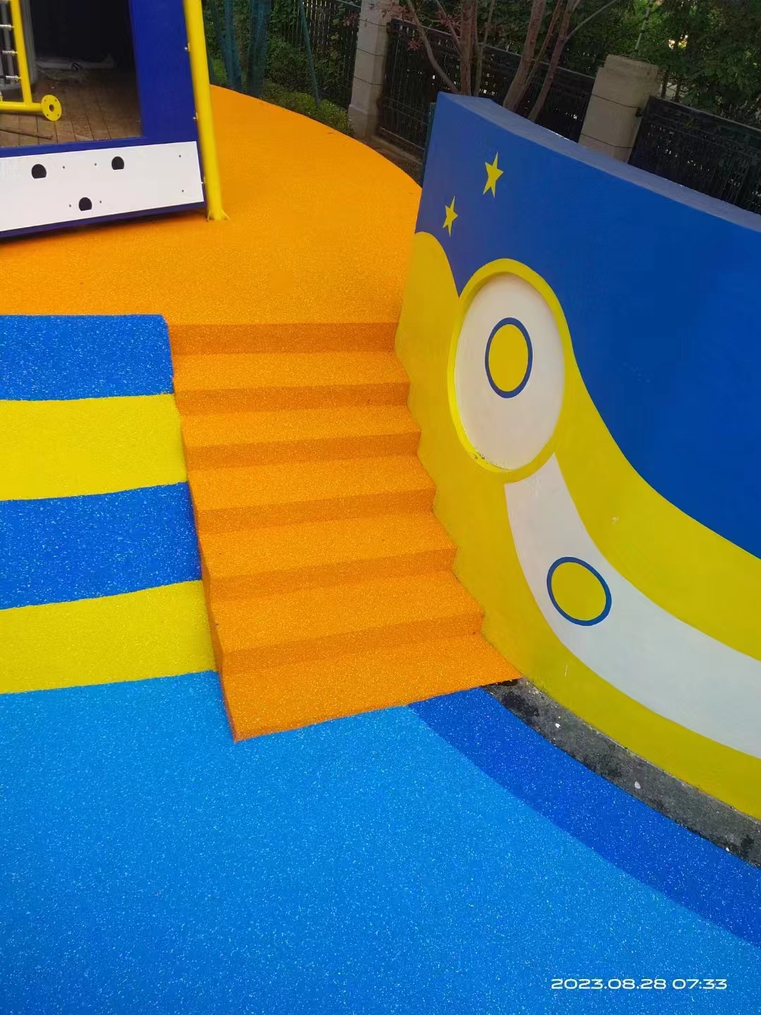 polyurethane binder used in playground floor