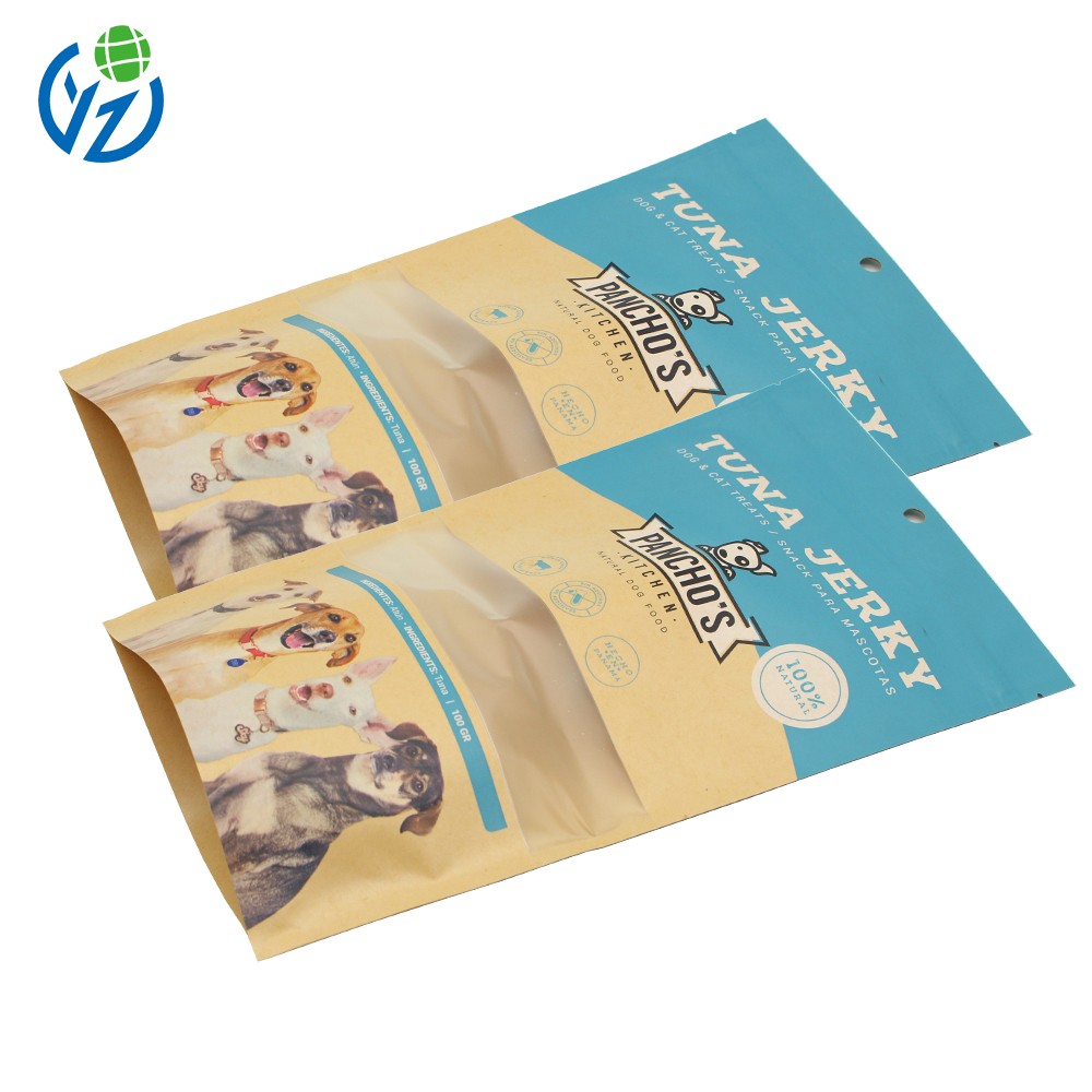 Eco-Friendly Kraft Stand-Up Pouch with Resealable Zipper | FDA-Approved Food Packaging