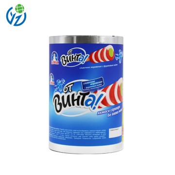 Custom Printed Food Popsicle Snack Plastic Wrapper Packaging Roll Film