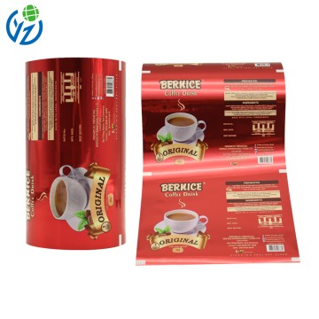 China Supplier Accept Customizable Plastic Flexible Packaging Film Roll for Coffee Products
