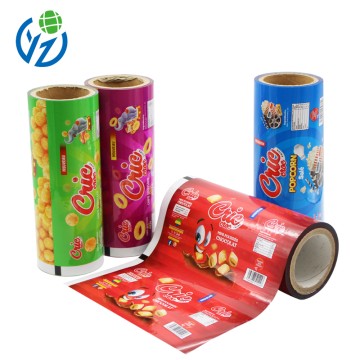 Custom Puffed Snack Packaging Roll Film